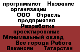 Desktop программист › Название организации ­ RuRoot, ООО › Отрасль предприятия ­ Разработка, проектирование › Минимальный оклад ­ 40 000 - Все города Работа » Вакансии   . Татарстан респ.